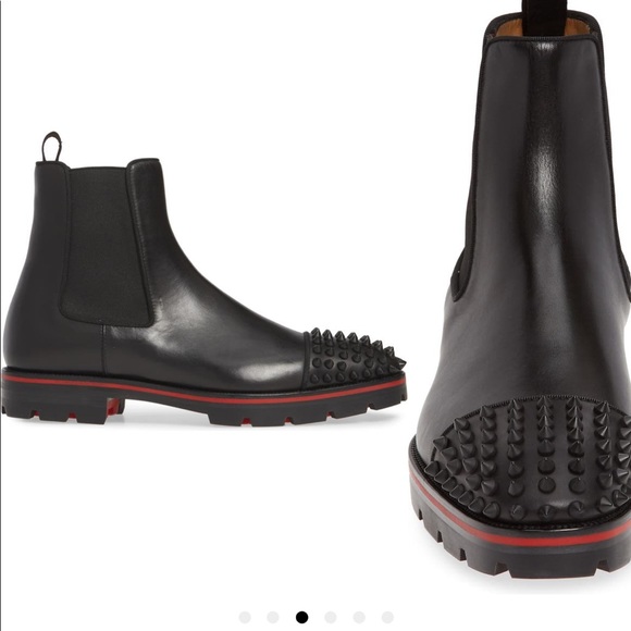 Christian Louboutin Melon Spike Chelsea Boot size 13 US / 46 EU. Brand new - Picture 2 of 4